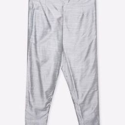 w Heathered Front-Pleat Straight Pants-picture-34