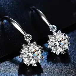 jewels galaxy Silver-Plated Crystal-Studded Drop Earring-picture-20