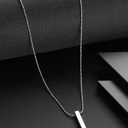 oomph Men Silver-Plated Beaded Chain-picture-20