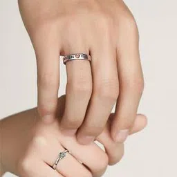 yellow chimes Set of 2 Band Rings-picture-16