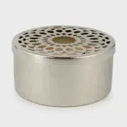 Fabindia Silver Idris Candle Lavendar Fragrance Gift Set-picture-46