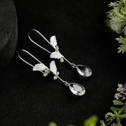 fabindia Women Stone-Studded Dangler Earrings-picture-35