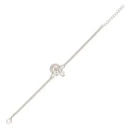 voylla Tie-Up Silver Tone Bracelet Style Rakhi-picture-16