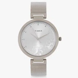 timex Women TW000X216 Analogue Watch with Mesh Strap image 1