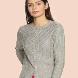 clapton Women Self-design Cardigan-picture-22