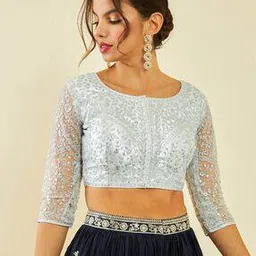 soch Embroidered Round-Neck Blouse-picture-48