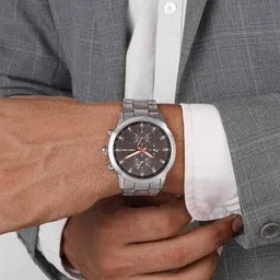 joker & witch Men Analogue Watch with Metallic Strap-AMWW683 image 1