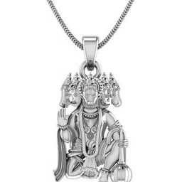 prabhubhakti Men Panchmukhi Hanuman Pendant with Chain-picture-51