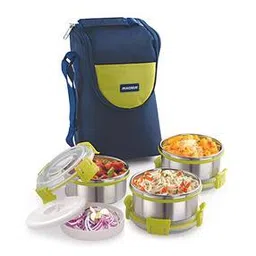 magnus Set of 3 Stainless Steel Lunch Box with Pouch-picture-11
