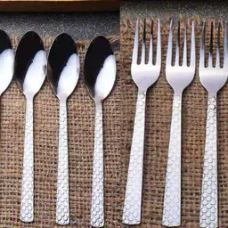 zevora Set of 6 Stainless Steal Cutlery Set image 1