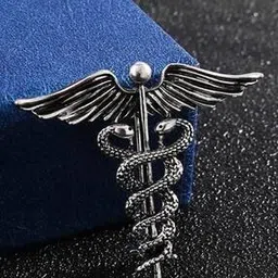 kairangi by yellow chimes Silver-Plated Doctors Symbol Lapel Pin-picture-29