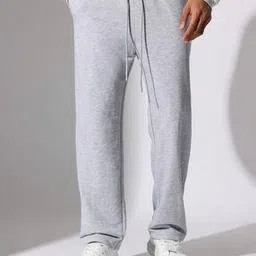 Men Mid Rise Straight Track Pants-image-9