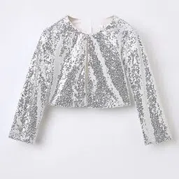 blue giraffe Girl Embellished Regular Fit Top-picture-26