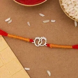 viraasi Silver-Plated Tie-Up Rakhi-picture-51