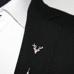 the tie hub Silver-Toned Brooch-picture-1
