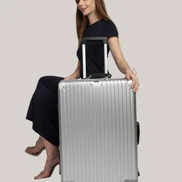 mini wesst Women Soft Body Number Lock Trolley Bag  image 1