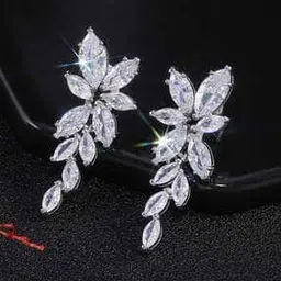 jewels galaxy Women Silver-Plated Stone-Studded Earrings-picture-23