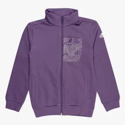 adidas kids Zip-Front Regular Fit Bomber Jacket image 1