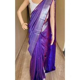 fashion booms Women Woven Saree with Contrast Border-picture-39