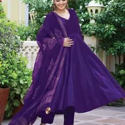 gosriki Women Anarkali Kurta Set-picture-11