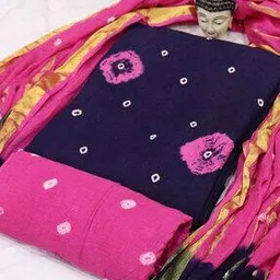 kimisha Tie & Dye Unstitched Dress Material-picture-37