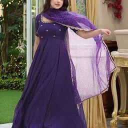 gosriki Women Embroidery Anarkali Kurta Set-picture-14