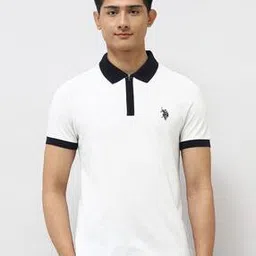 u.s. polo assn. Men Logo Embroidered Slim Fit Polo T-Shirt-picture-41
