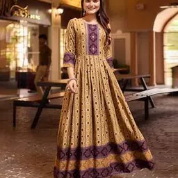 aradhna Women Printed Anarkali Kurta-picture-18