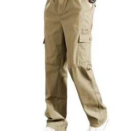 alpha tribe Men Relaxed Fit Flat-Front Cargo Pants -picture-50