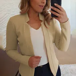 lulu & sky Women Regular Fit Shrug image 1