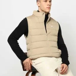 gap Men Sleeveless Regular Fit Puffer Jacket image 1