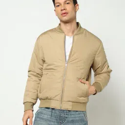 yousta Men Relaxed Fit Bomber Jacket image 1