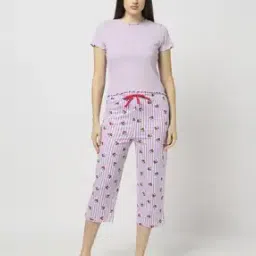 yousta Women Floral Print Regular Fit Capris-picture-34