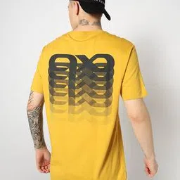 Regular Fit Crew-Neck T-Shirt with Brand Print-image-2