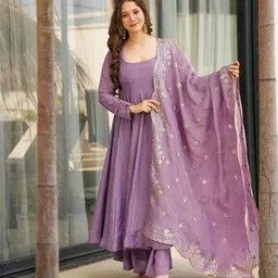 nyrika Women Anarkali Kurta Suit Set-picture-24