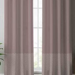 urban space Set of 2 Chevron Print Door Curtains with Eyelets-picture-31