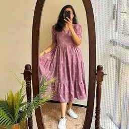 nyrika Women Printed Tiered Dress-picture-14