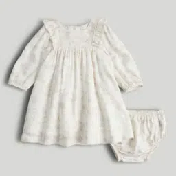mothercare Unisex Little Bear Printed Dress-picture-11
