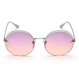 Women UV-Protected Circular Sunglasses-IDS2780C3SG-image-2