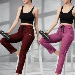 7 threads Women Cotton Straight Track Pants         -picture-39