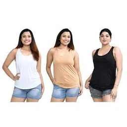 rapl Women Pack of 3 Tank Tops with Stylish Back-picture-47