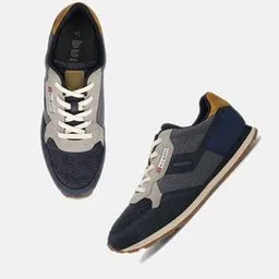 bugatti Lace-Up Sneakers with Synthetic Upper-picture-41