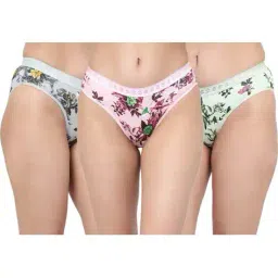 curvex Women Pack of 3 Printed Hipsters image 1