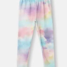 nauti nati Girls Tie & Dye Leggings with Elasticated Waist-picture-42