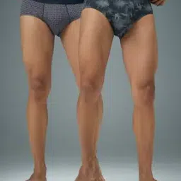 technosport Men Pack of 2 Printed Briefs with Elasticated Waistband-picture-20