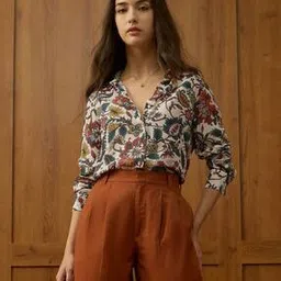 u.s. polo assn. Women Printed Regular Fit Shirt with Spread Collar-picture-24