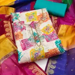 manvaa Women Embellished 3-Piece Unstitched Dress Material-picture-22