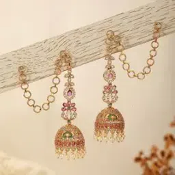 saraf rs jewellery Women Stone Studded-Stud Earrings-picture-18
