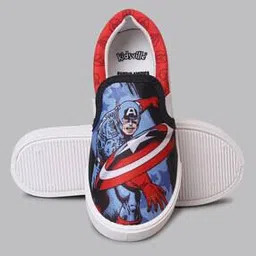 kidsville Boys Graphic Print Flat Heeled Slip-On Shoes with Round Toes-picture-22