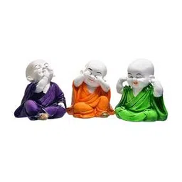 gg god gift enterprises Set of 3 Laughing Buddhas-picture-21